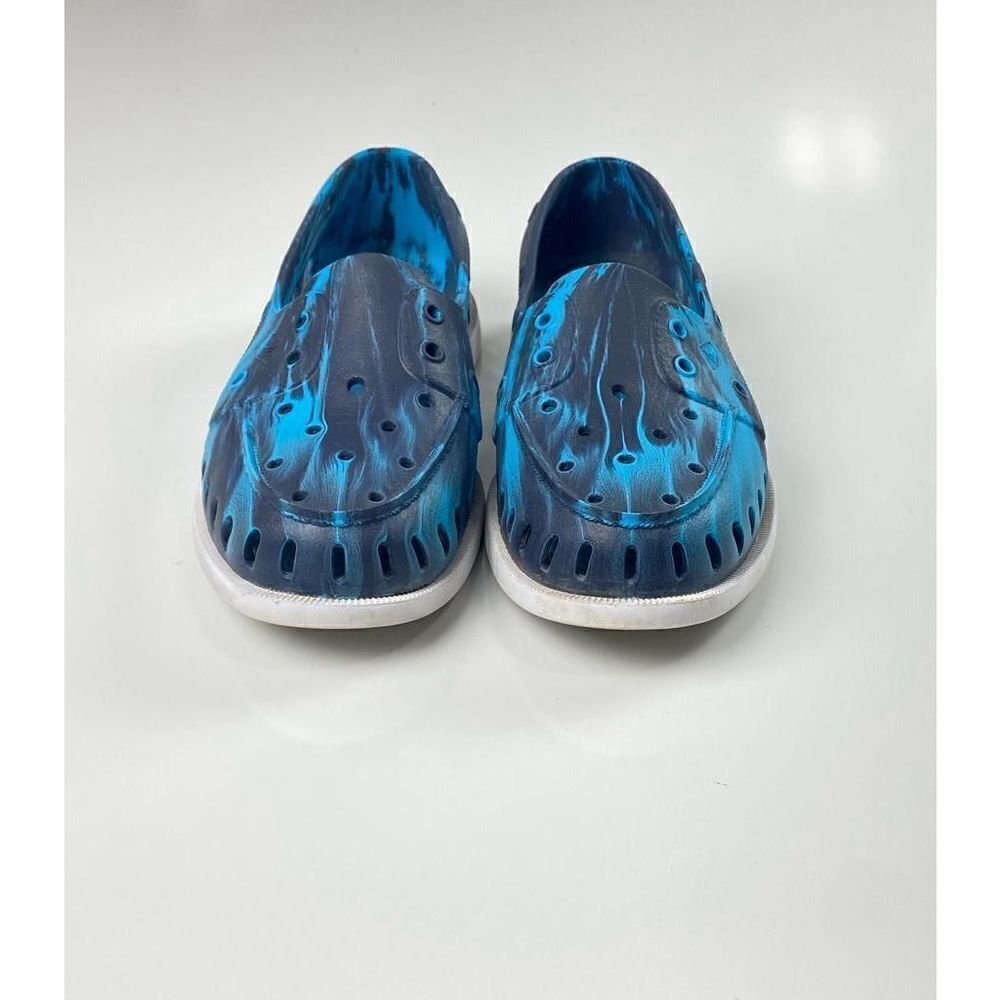 Sperry Top Sider Authentic Original Float Boat Shoe Mens 7 Womens 8 Marble Blue